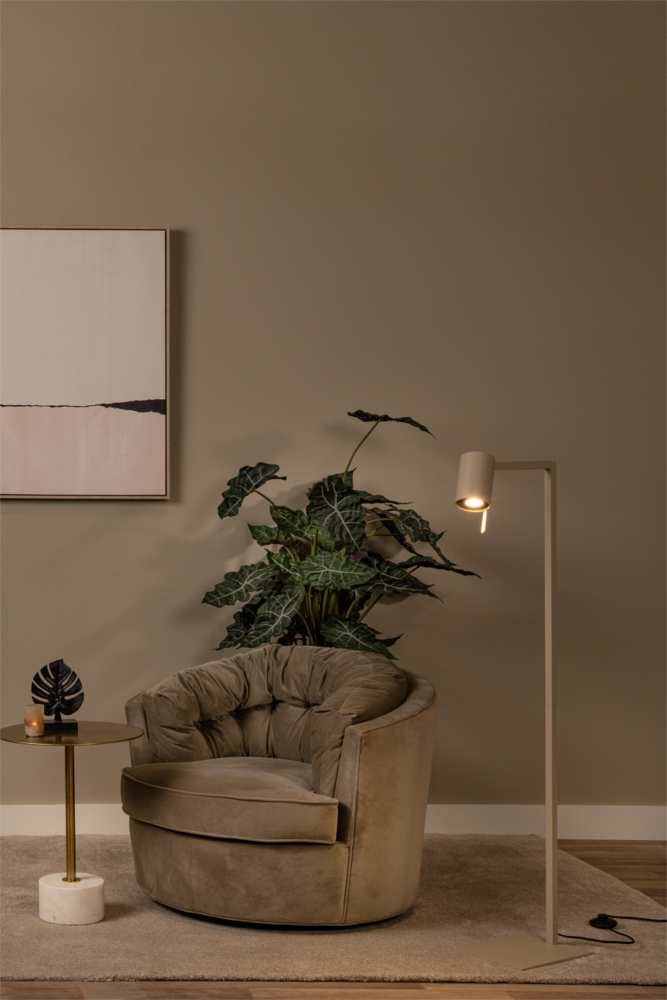 Lucide LESLEY - Leeslamp - 1xGU10 (MR16) - Taupe