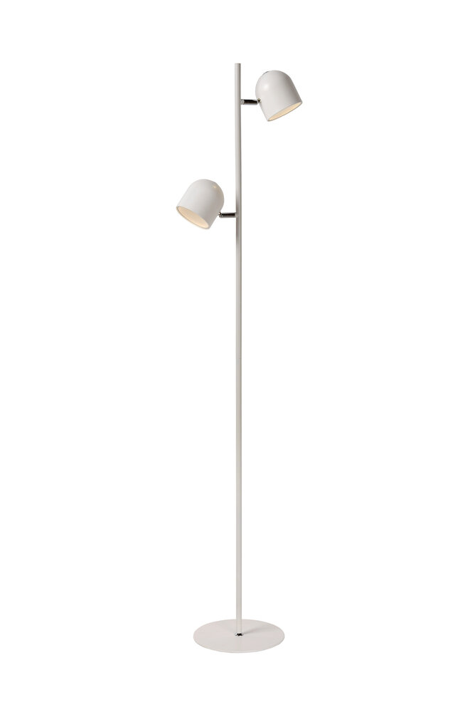 Lucide SKANSKA - Vloerlamp - LED 3 StepDim - 2x5W 3000K - Wit