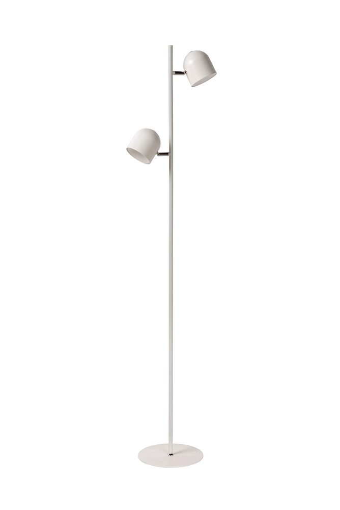 Lucide SKANSKA - Vloerlamp - LED 3 StepDim - 2x5W 3000K - Wit