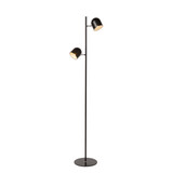 Lucide SKANSKA - Vloerlamp - LED 3 StepDim - 2x5W 3000K - Zwart Lucide SKANSKA - Vloerlamp - LED 3 StepDim - 2x5W 3000K - Zwart