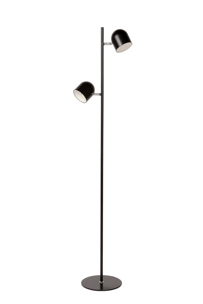 Lucide SKANSKA - Vloerlamp - LED 3 StepDim - 2x5W 3000K - Zwart Lucide SKANSKA - Vloerlamp - LED 3 StepDim - 2x5W 3000K - Zwart