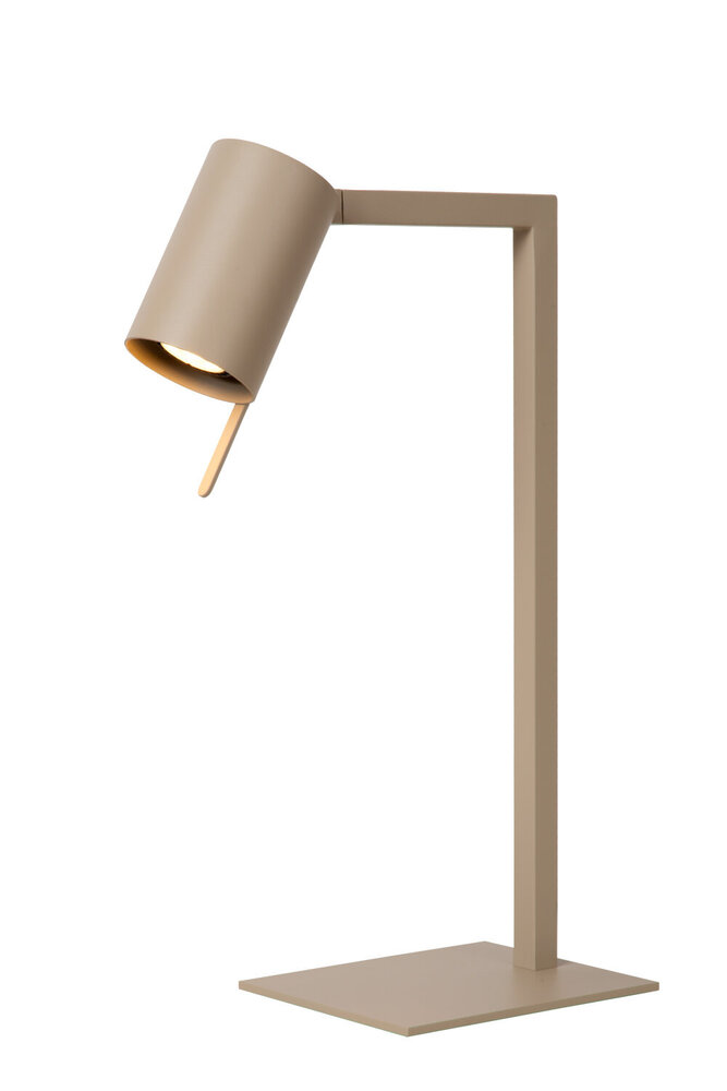 Lucide LESLEY - Bureaulamp - 1xGU10 (MR16) - Taupe Lucide LESLEY - Bureaulamp - 1xGU10 (MR16) - Taupe
