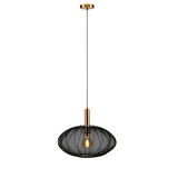 Lucide CORINA - Hanglamp - Ø 50 cm - 1xE27 - Zwart Lucide CORINA - Hanglamp - Ø 50 cm - 1xE27 - Zwart
