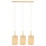 Lucide CORINA - Hanglamp - 3xE27 - Beige