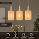 Lucide CORINA - Hanglamp - 3xE27 - Beige Lucide CORINA - Hanglamp - 3xE27 - Beige