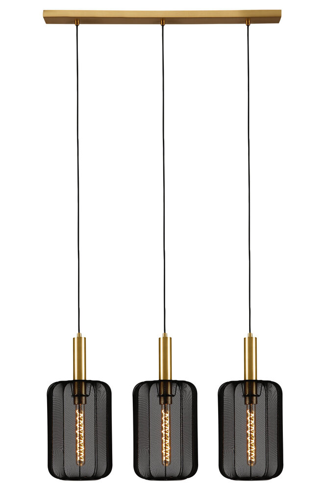 Lucide CORINA - Hanglamp - 3xE27 - Zwart Lucide CORINA - Hanglamp - 3xE27 - Zwart