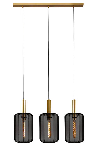 Lucide CORINA - Hanglamp - 3xE27 - Zwart Lucide CORINA - Hanglamp - 3xE27 - Zwart