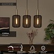 Lucide CORINA - Hanglamp - 3xE27 - Zwart Lucide CORINA - Hanglamp - 3xE27 - Zwart