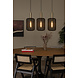 Lucide CORINA - Hanglamp - 3xE27 - Zwart Lucide CORINA - Hanglamp - 3xE27 - Zwart