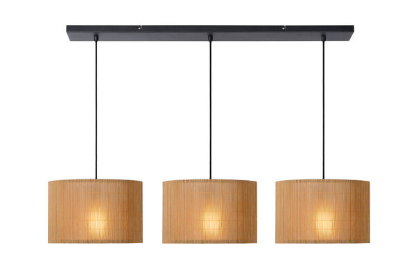 Lucide MAGIUS - Hanglamp - 3xE27 - Naturel Lucide MAGIUS - Hanglamp - 3xE27 - Naturel