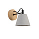 Lucide POSSIO - Wandlamp - 1xE14 - Grijs Lucide POSSIO - Wandlamp - 1xE14 - Grijs