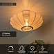 Lucide CORINA - Plafonnière - Ø 40 cm - 1xE27 - Beige
