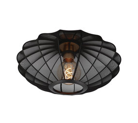 Lucide CORINA - Plafonnière - Ø 40 cm - 1xE27 - Zwart Lucide CORINA - Plafonnière - Ø 40 cm - 1xE27 - Zwart