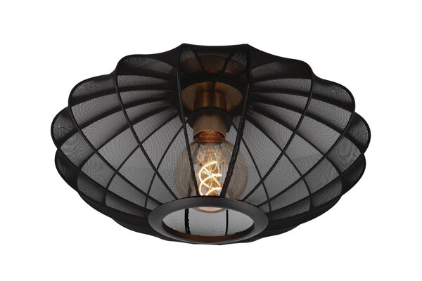 Lucide CORINA - Plafonnière - Ø 40 cm - 1xE27 - Zwart Lucide CORINA - Plafonnière - Ø 40 cm - 1xE27 - Zwart