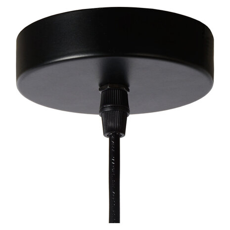 Lucide ORRIN - Hanglamp - Ø 34 cm - 1xE27 - Zwart