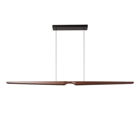 Lucide HALMSTAD - Hanglamp - LED Dimb. - CCT - 1x28W 2200K/4000K - Donkere Houtlook - Vibes Lucide HALMSTAD - Hanglamp - LED Dimb. - CCT - 1x28W 2200K/4000K - Donkere Houtlook - Vibes