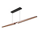 Lucide HALMSTAD - Hanglamp - LED Dimb. - CCT - 1x28W 2200K/4000K - Donkere Houtlook - Vibes Lucide HALMSTAD - Hanglamp - LED Dimb. - CCT - 1x28W 2200K/4000K - Donkere Houtlook - Vibes