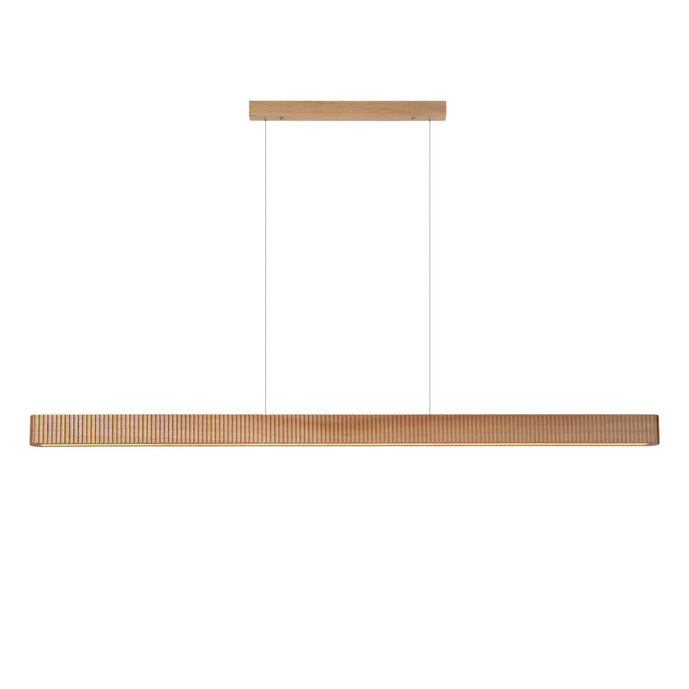 Lucide BANNISTER - Hanglamp - LED Dimb. - CCT - 1x30W 2200K/3000K - Lichte houtlook - Vibes Lucide BANNISTER - Hanglamp - LED Dimb. - CCT - 1x30W 2200K/3000K - Lichte houtlook - Vibes