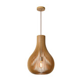 Lucide BODO - Hanglamp - Ø 38 cm - 1xE27 - Lichte houtlook Lucide BODO - Hanglamp - Ø 38 cm - 1xE27 - Lichte houtlook