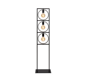 Lucide SUUS - Vloerlamp - 3xE27 - Zwart