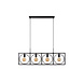 Lucide SUUS - Hanglamp - 4xE27 - Zwart