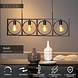 Lucide SUUS - Hanglamp - 4xE27 - Zwart