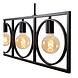 Lucide SUUS - Hanglamp - 4xE27 - Zwart