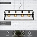 Lucide FABIAN - Hanglamp - 4xE27 - Zwart Lucide FABIAN - Hanglamp - 4xE27 - Zwart