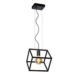 Lucide FABIAN - Hanglamp - 1xE27 - Zwart