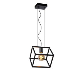 Lucide FABIAN - Hanglamp - 1xE27 - Zwart