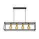 Lucide RUBEN - Hanglamp - 4xE27 - Zwart