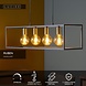 Lucide RUBEN - Hanglamp - 4xE27 - Zwart