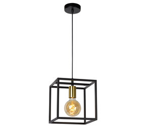 Lucide RUBEN - Hanglamp - 1xE27 - Zwart