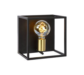 Lucide RUBEN - Wandlamp - 1xE27 - Zwart