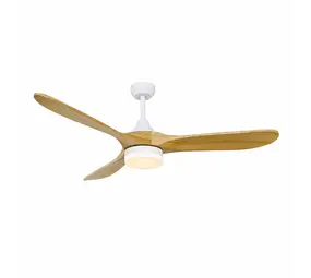 CristalRecord Plafondventilator Nine big Ø 152 cm hout wit CristalRecord Plafondventilator Nine big Ø 152 cm hout wit