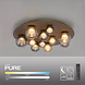 Neuhaus PURE Plafondlamp Popup 11 lichts Ø 60 cm champagne Neuhaus PURE Plafondlamp Popup 11 lichts Ø 60 cm champagne