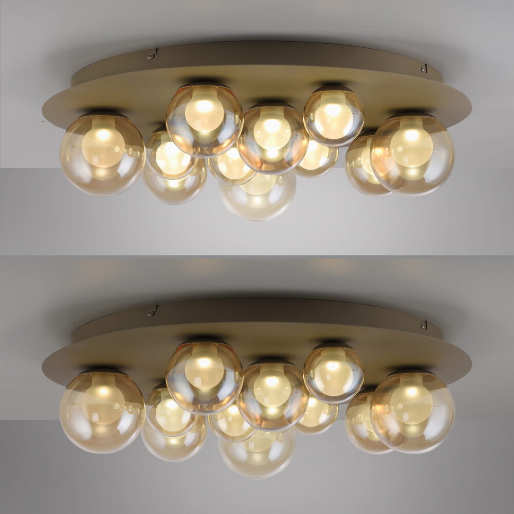 Neuhaus PURE Plafondlamp Popup 11 lichts Ø 60 cm champagne Neuhaus PURE Plafondlamp Popup 11 lichts Ø 60 cm champagne