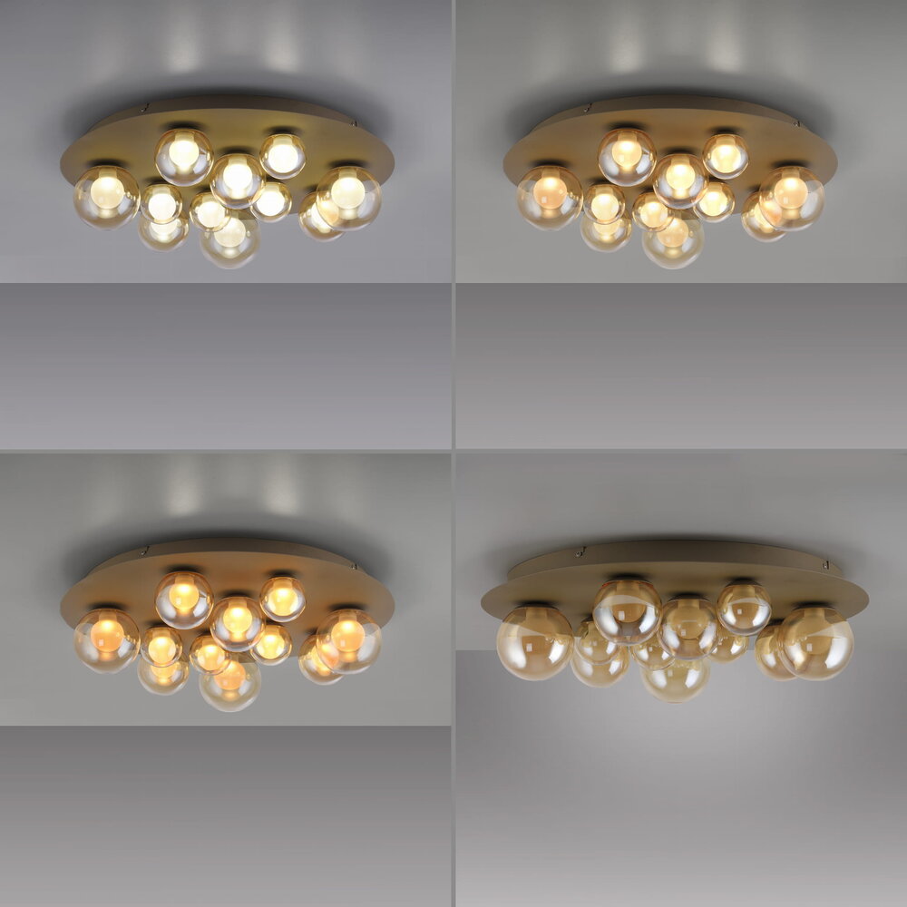 Neuhaus PURE Plafondlamp Popup 11 lichts Ø 60 cm champagne Neuhaus PURE Plafondlamp Popup 11 lichts Ø 60 cm champagne