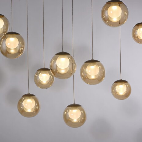 Neuhaus PURE Hanglamp Popup 13 lichts L 100 cm comfortlift champagne