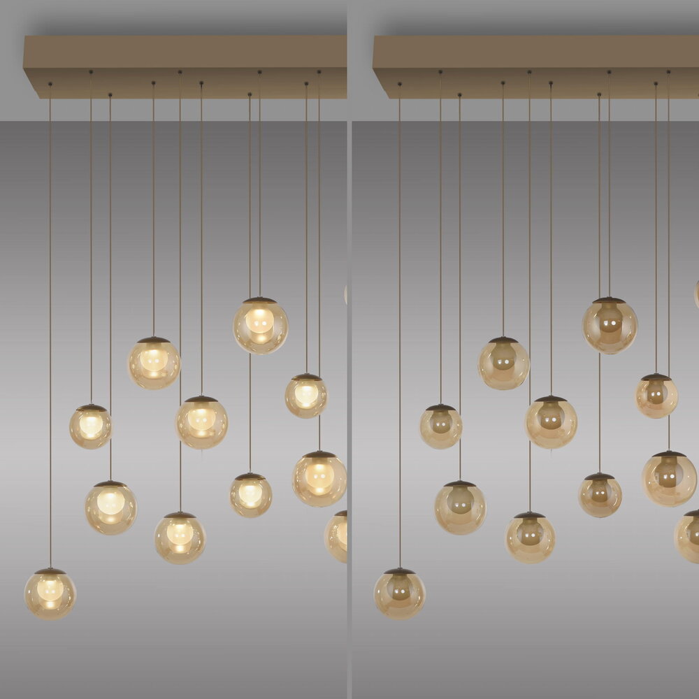 Neuhaus PURE Hanglamp Popup 13 lichts L 100 cm comfortlift champagne