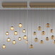 Neuhaus PURE Hanglamp Popup 13 lichts L 100 cm comfortlift champagne
