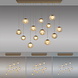 Neuhaus PURE Hanglamp Popup 13 lichts L 100 cm comfortlift champagne