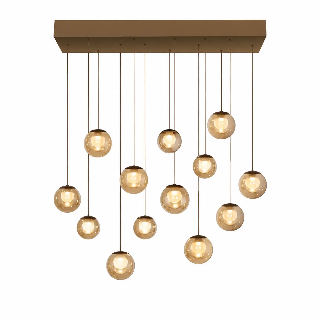 Neuhaus PURE Hanglamp Popup 13 lichts L 100 cm comfortlift champagne