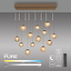 Neuhaus PURE Hanglamp Popup 13 lichts L 100 cm comfortlift champagne
