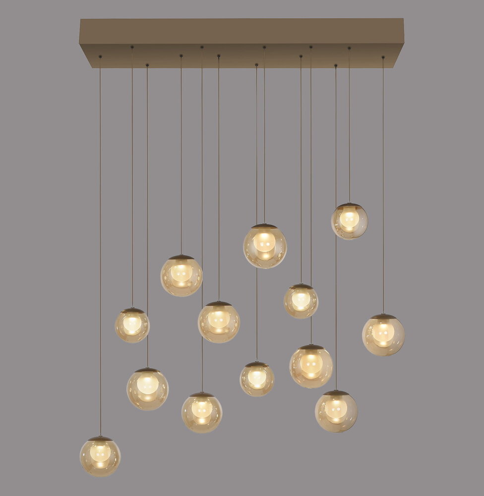 Neuhaus PURE Hanglamp Popup 13 lichts L 100 cm comfortlift champagne