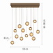 Neuhaus PURE Hanglamp Popup 13 lichts L 100 cm comfortlift champagne