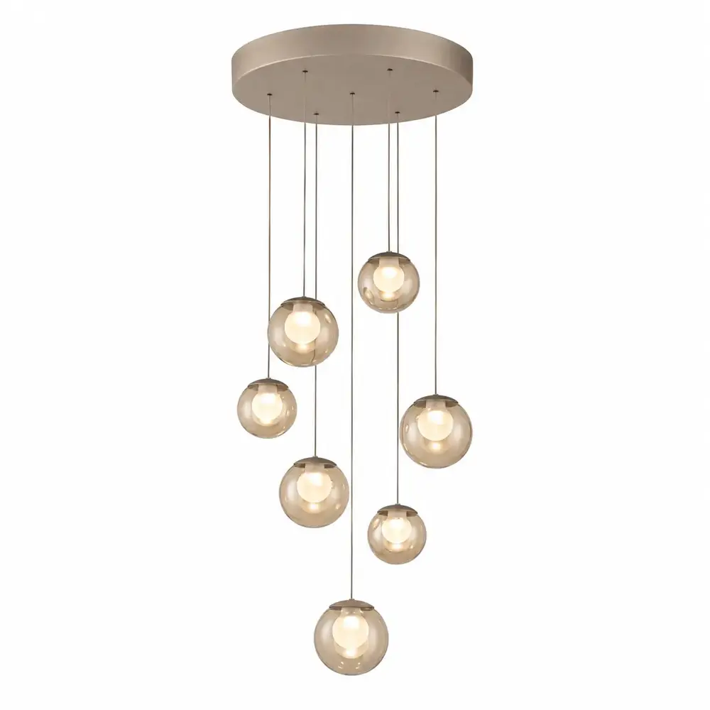 Neuhaus PURE Hanglamp Popup 7 lichts Ø 40 cm comfortlift champagne Neuhaus PURE Hanglamp Popup 7 lichts Ø 40 cm comfortlift champagne