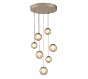 Neuhaus PURE Hanglamp Popup 7 lichts Ø 40 cm comfortlift champagne Neuhaus PURE Hanglamp Popup 7 lichts Ø 40 cm comfortlift champagne