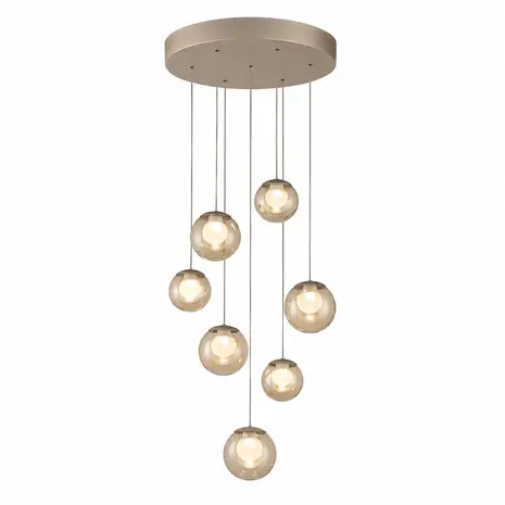 Neuhaus PURE Hanglamp Popup 7 lichts Ø 40 cm comfortlift champagne Neuhaus PURE Hanglamp Popup 7 lichts Ø 40 cm comfortlift champagne