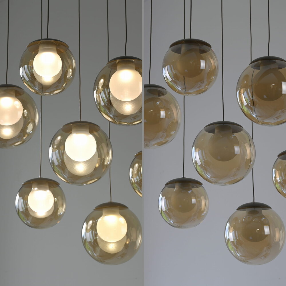 Neuhaus PURE Hanglamp Popup 7 lichts Ø 40 cm comfortlift champagne Neuhaus PURE Hanglamp Popup 7 lichts Ø 40 cm comfortlift champagne